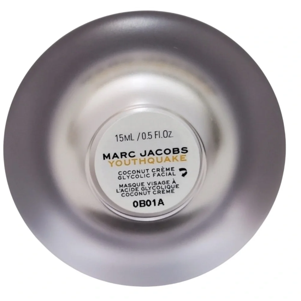 MARC JACOBS Youthquake Coconut Crème Glycolic Facial Mask Unisex NWOT NIB - Picture 2 of 6